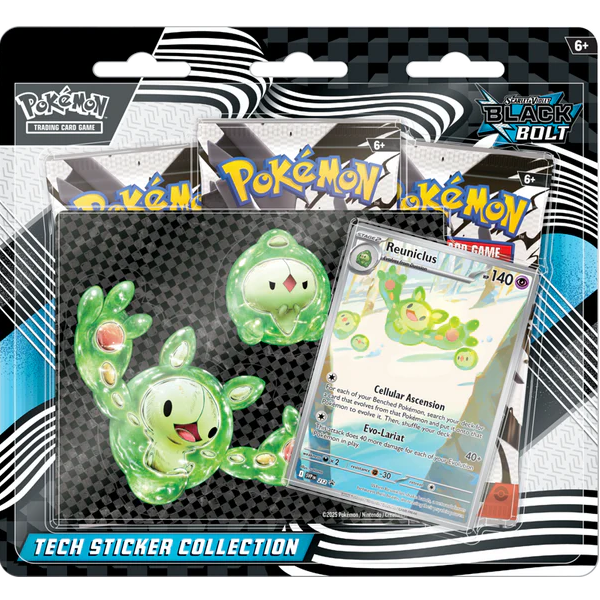 Pokemon Black Bolt Tech Sticker Collection Reuniclus