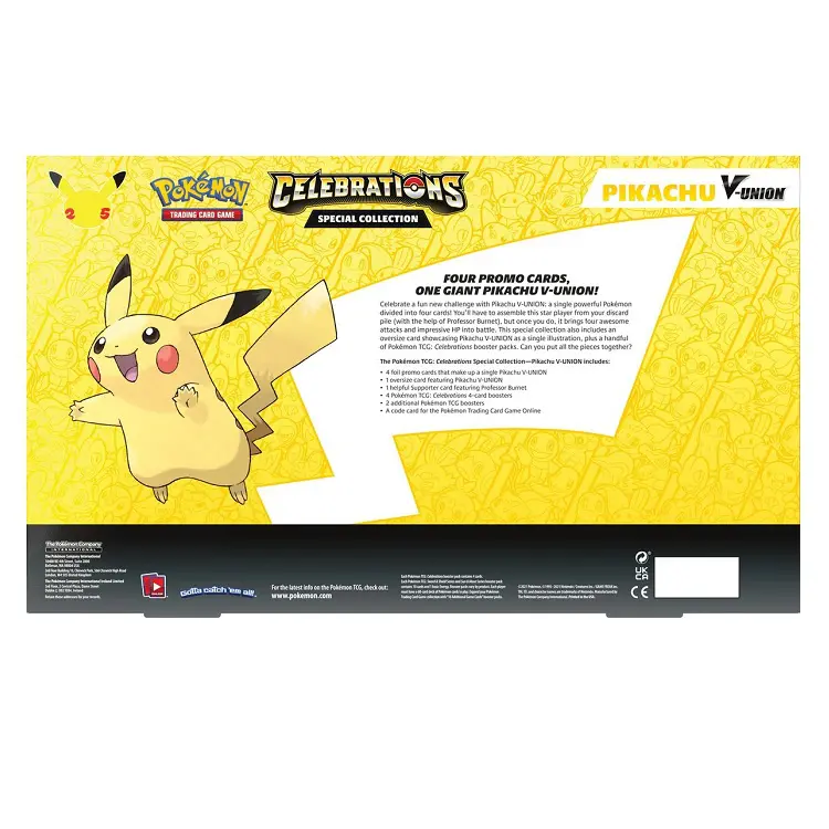 Celebrations Pikachu V Union Special Collection Box