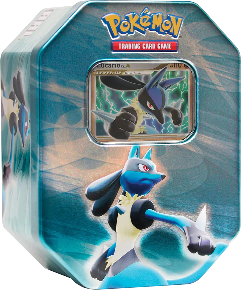 Pokemon Collector's Tin Lucario LV.X