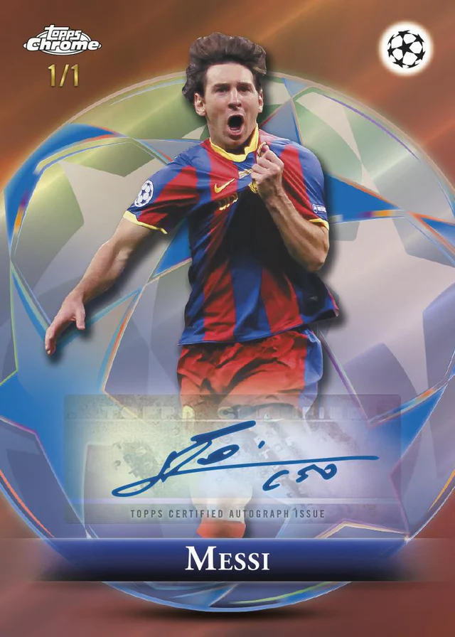 2025/26 Topps Chrome UEFA Club Competitions Soccer Logofractor Edition