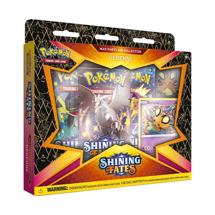 Shining Fates Pin Collection Box – Dedenne box