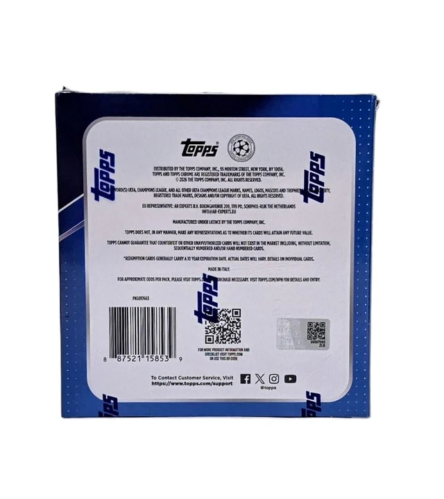2025/26 Topps Chrome UEFA Club Competitions Soccer Logofractor Edition