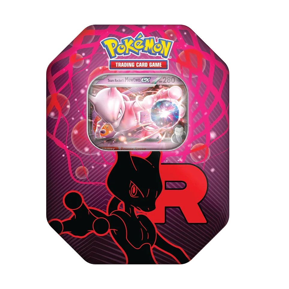Team Rocket Fall ex Tin – Team Rocket’s Mewtwo ex