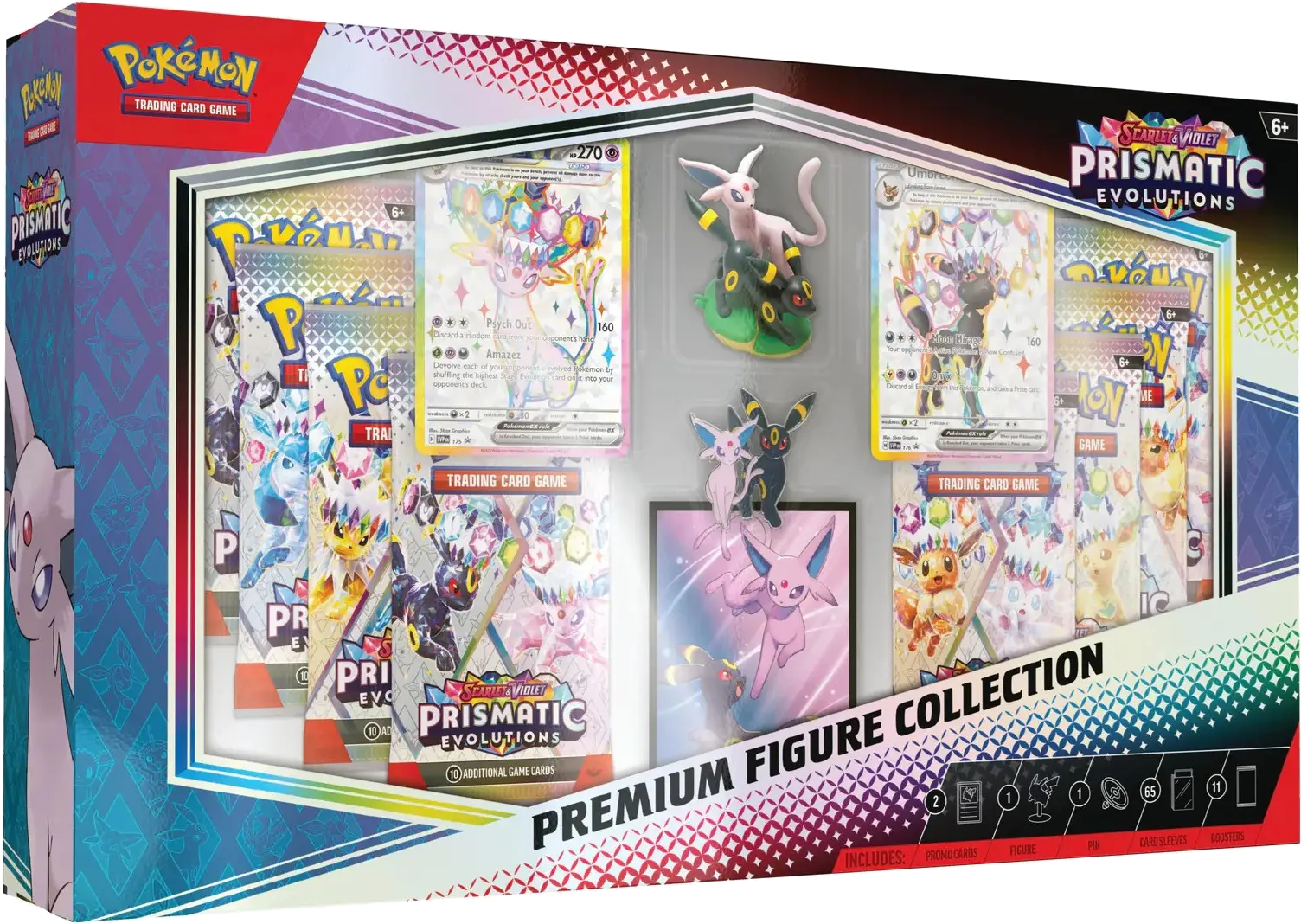 Pokemon Prismatic Evolutions Figure collection Box