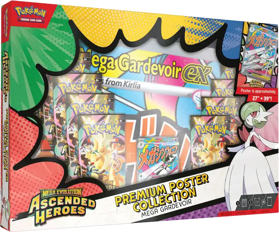 Ascended Heroes Premium Poster Collection Mega Gardevoir