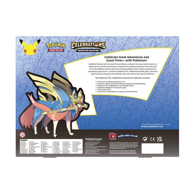 Celebrations Deluxe Pin Collection Zacian