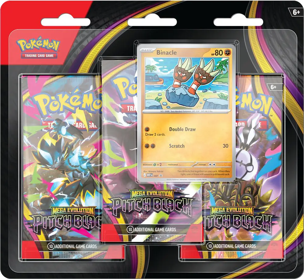 Pitch Black 3 Pack Blister Binacle (PRE ORDER)