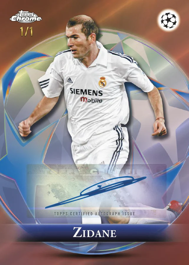 2025/26 Topps Chrome UEFA Club Competitions Soccer Logofractor Edition
